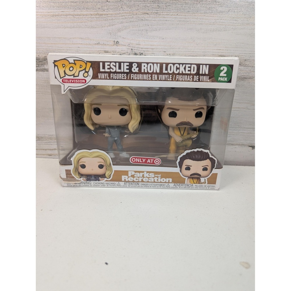 Funko Pop Parks And Recreation Leslie Ron Locked In 2 Pack Target Exclusive
